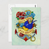 Anker, slik en Rozen Briefkaart (Voorkant / Achterkant)