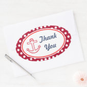 Anker Stip Bedankt Stickers (Envelop)