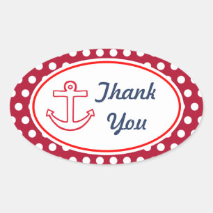 Anker Stippen Dank u Stickers