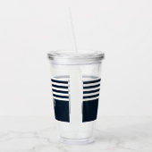 Anker & Stripes Acryl Drinkbeker (Links)