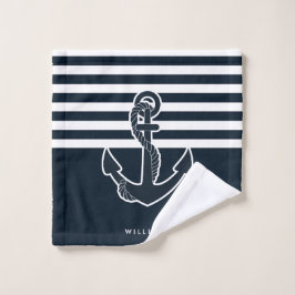 Anker & Stripes Bad Handdoek