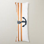 Anker & Stripes Lichaamskussen (Voorkant Verticaal)