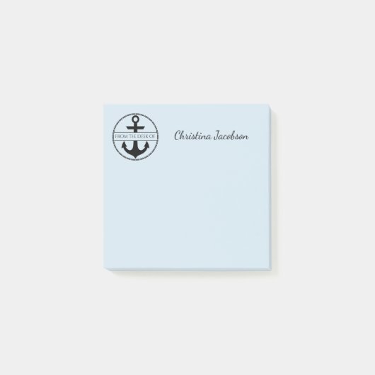 Anker - Van de tafel van aangepaste naam Post-it® Notes (Voorkant)