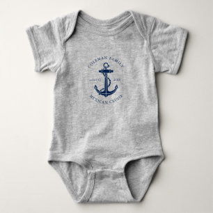 Anker voor boot familie matching romper