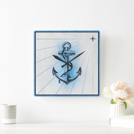  anker voor zeeschepen vierkante klok (Huis)
