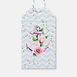 Anker Waterverf gepersonaliseerd geschenk Label Cadeaulabel