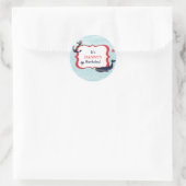 Anker Whale Verjaardagsfeestje Stickers (Tas)