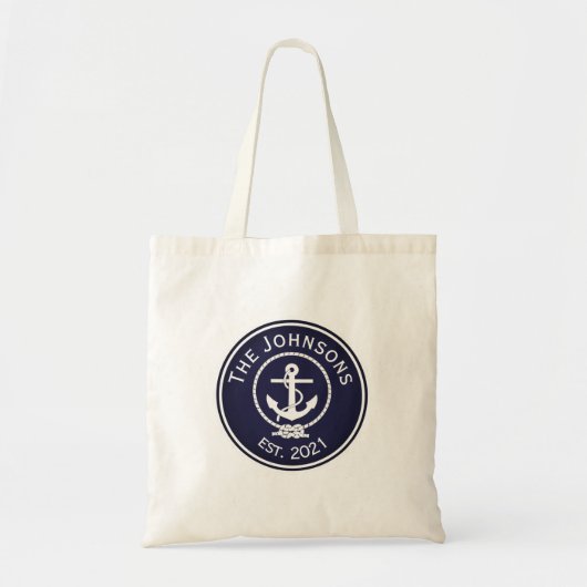 Anker Zeezegel Tote Bag (Voorkant)