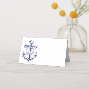 Anker Zeiler Oceaan Marineblauw Zeevaart Trouwdag