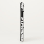 Anker zwart-wit hoesje voor mobiele telefonie (Achterkant/rechts)