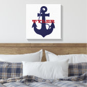 Ankerdocanvas met aangepaste omloop canvas afdruk (Insitu (Slaapkamer))