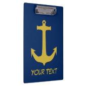 Ankergoud + uw achtergrond en ideeën klembord (Rechts)