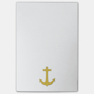 Ankergoud + uw achtergrond en ideeën post-it® notes
