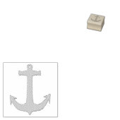 Ankergoud + uw achtergrond en ideeën 	rubberstempel (Gestempeld)