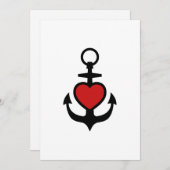 Ankerideeën voor reders feestdagenkaart (Voorkant / Achterkant)