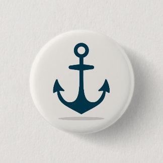 Ankerklein, 1¼-inch ronde Button