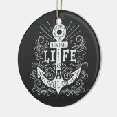 Ankerleven - Nautisch Quote Ornament (Links)