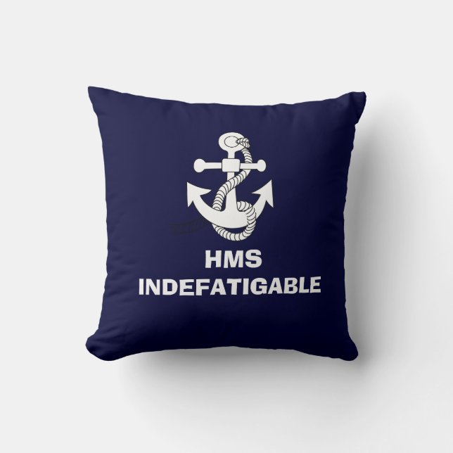 Ankerontwerp, HMS INDEFATIGABLE Kussen (Voorkant)