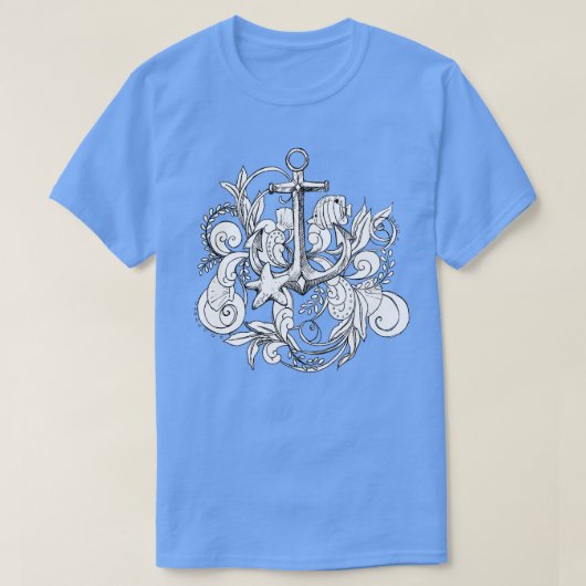 Ankerontwerp T-shirt (Design voorkant)