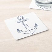 Ankeroverzicht Vierkante Kartonnen Onderzetter (Schuin)