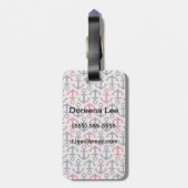 Ankerpatroon Bagagelabel (Achterkant verticaal)