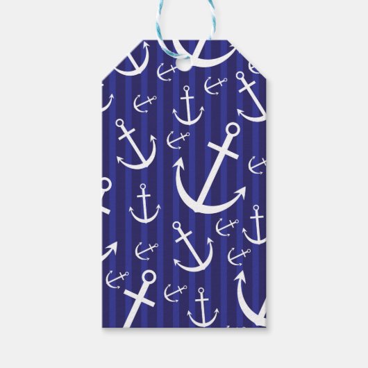 Ankerpatroon Cadeaulabel (Voorkant)