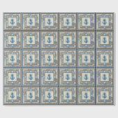  ankerpatroon cadeaupapier (Vlak)