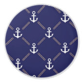 Ankerpatroon Keramische Knop (Voorkant)