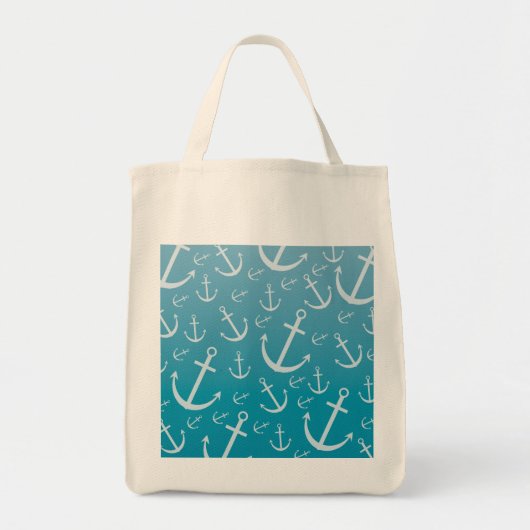 Ankerpatroon Tote Bag (Voorkant)