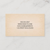 Ankerpictogram | Achtergrond papierstructuur Visitekaartje (Achterkant)