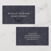 Ankerpictogram Visitekaartje (Voorkant / Achterkant)