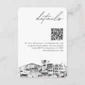 Ankerplaats Trouwmoderne Details QR-code Informatiekaartje (Voorkant)
