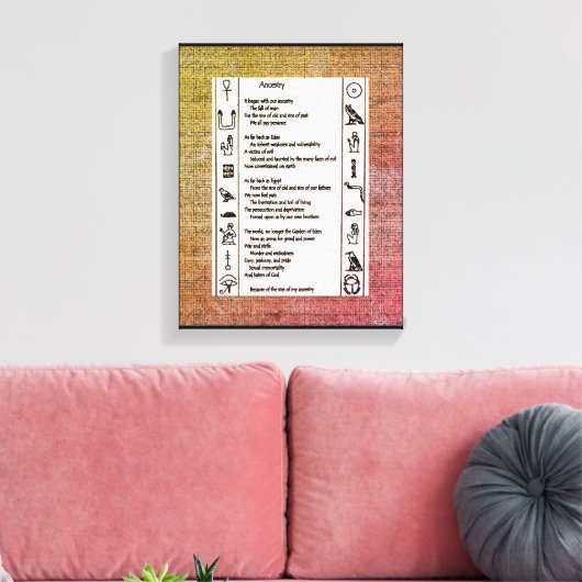 Ankerrie Canvas Afdruk (Insitu (Woonkamer))