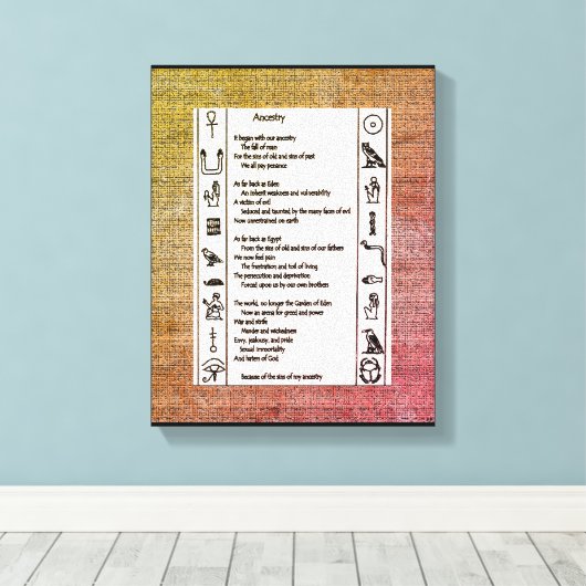 Ankerrie Canvas Afdruk (Insitu (Houten vloer))