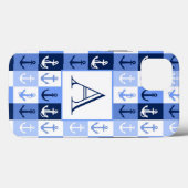 Ankers monogram Case-Mate iPhone hoesje (Achterkant (horizontaal))