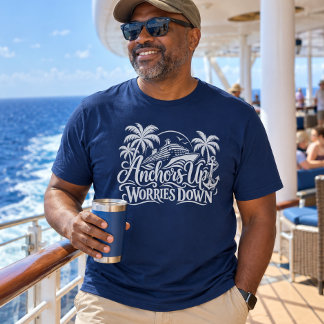 Ankers Omhoog Zorgen Neer Wandelshemd T-shirt