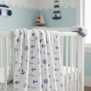 Ankers & Stuurwielen Nautical Kids ID1256 Fleece Deken