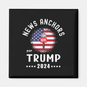 Ankers voor Trump 2024 Amerikaanse vlag stemmen Tr Magneet