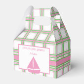 Ankers weg meisje nautische Baby shower Bedankdoosjes (Achterkant)