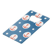 AnkerStippen Kredietkaart Flessenopener (Achterkant Gekanteld)