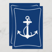 Ankeruitnodigingen Kaart (Voorkant / Achterkant)