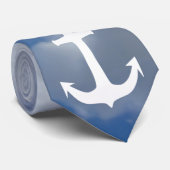 Ankerwit + uw achtergrond en ideeën stropdas (Opgerold)