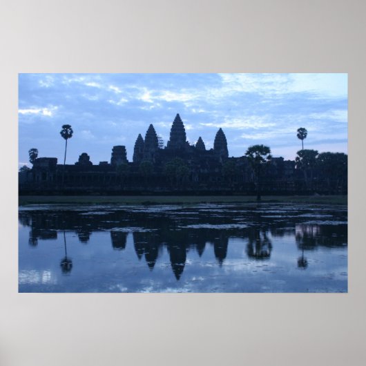 ankgor wat blue poster (Voorkant)