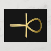 Ankh cross Egyptisch symbool Briefkaart (Voorkant)