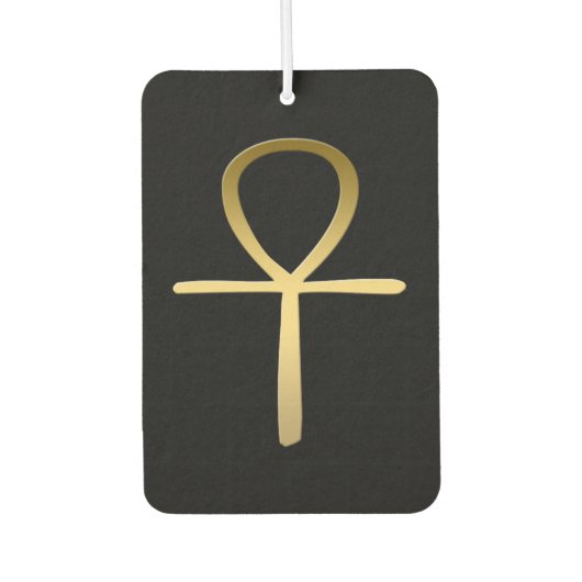 Ankh cross Egyptisch symbool Luchtverfrisser (Voorkant)