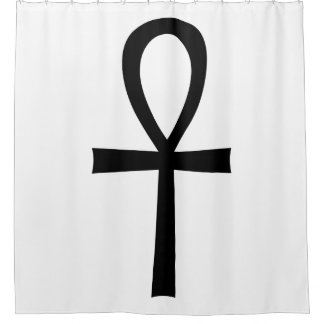 Ankh Egyptian Life Symbol Douchegordijn