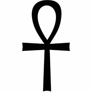 Ankh Egyptian Life Symbol Staand Fotobeeldje