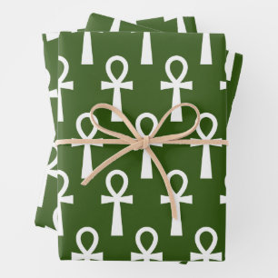 Ankh Egyptisch symbool Inpakpapier Vel