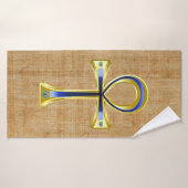 Ankh Et Scarabes Égyptiens (Serviette de bain)