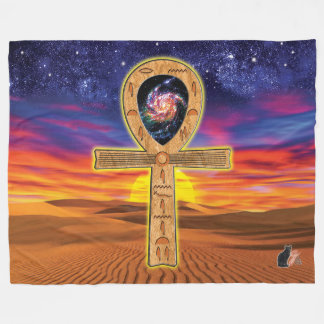 Ankh Fleece Blanket